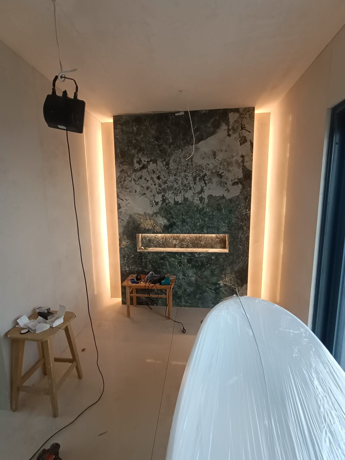 LED łazienka - montaż